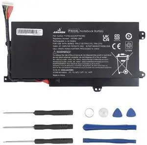 A AMANDA 715050-001 PX03XL PXO3XL Notebook Battery for HP Envy 14 Touchsmart M6 M6-K 14-K Sleekbook M6-K125DX M6-K015DX M6-K025DX M6-K010DX M6-K022DX 14- K112NR 714762-1C1 TPN-C109 TPN-C110 TPN-C111