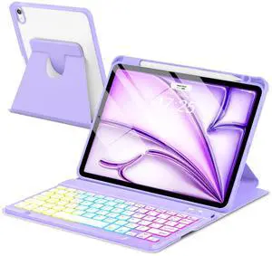 iPad本体 iPad Air4 ApplePencil2 keyboard folio Amazon.com: Keyboard case for ipad Air 11 inch(M2 2024)/10.9