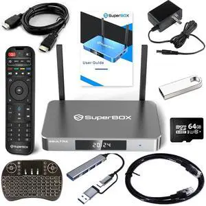 S6 Ultra 4G & 128G with Voice Remote,64G TF Card, 64G USB Flash Disk