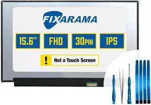 FIXARAMA Screen Replacement for Dell Inspiron 15 3510 P112F P112F004 Grade A+ Matte FHD 1080p IPS 30pin Non-Touch 15.6" LED LCD Display with Tools Tape