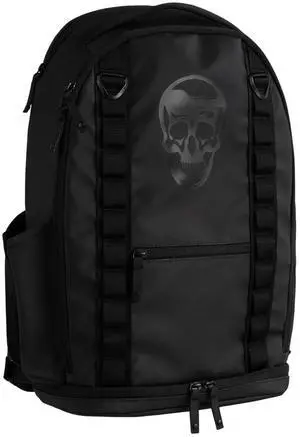 Gymreapers Gravestone 21L Backpack Travel Gym Bag Water-Resistant Lightweight Laptop Sleeve Carry On Luggage for Men & Women (Onyx)