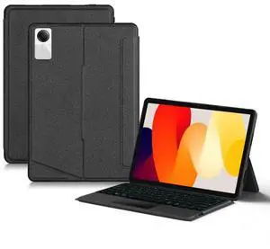 kaidisen Backlit Keyboard Case for Xiaomi Redmi Pad SE 11" Keyboard with Touchpad Portrait Mode Backlight Magnetic Detachable Touch Keyboard Case