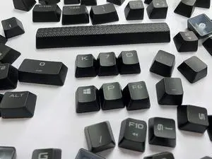 LuoMGDYSS 104 Key ABS Black Keycap Set for Corsair K70 K65 Mechanical Gaming Keyboard