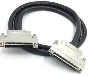 RIKYJIC SCSI 68-Pin Male to Female Extension Cable HPDB68 Data Line 1M Length