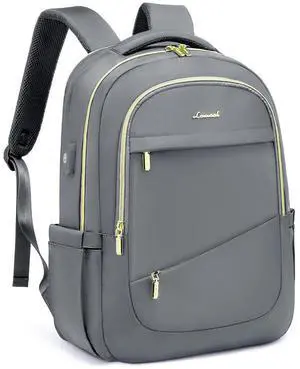 LOVEVOOK Laptop Backpack for Women, Slim Business Laptops Bag with Separate Computer Compartment Stylish Daypack for College Work Travel, Fits 15.6" Laptop