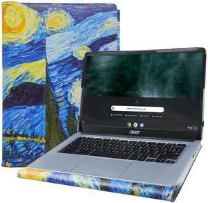 Alapmk Protective Case Cover for 17.3" Acer Chromebook 317 CB317-1H CB317-1H-C994 Laptop[Not fit Acer Chromebook 314 315],Starry Night