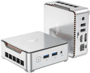 KAMRUI Essenx E2 Mini PC, 16GB RAM 512GB M.2 SSD Mini Computers,12th Alder Lake N97 (up to 3.6GHz) Micro PC, HDMI+DP1.4 Dual 4K UHD,Gigabit Ethernet,WiFi,BT,Home/Office Desktop PC