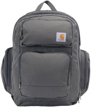 Carhartt Force Pro Backpack with 17-inch Laptop Sleeve and Portable Charger Compartment, Grey, One Size