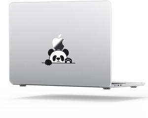 Compatible for MacBook Air 13.6 inch Case M3 M2 2024-2022 Release Model A3113 A2681, Imaginative Patterns Hard Shell Case Cover for MacBook Air M2 13 inch Case-Clear-Panda