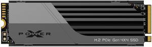 Silicon Power 2TB US75 Nvme PCIe Gen4 M.2 2280 SSD R/W Up to 7,000/6,500 MB/s with Heatsink (SP02KGBP44US7505AC)