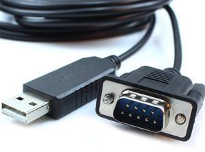 Washinglee 940-0024 Console Cable for APC UPS SUA-1000ICH SUA1000R2ICH SURT10000UXICH SUA-1500ICH SUA2200R2ICH, USB-DB9 Cable for 940-0024C/940-0024E/APC9619 Replacement, Built in FTDI Chip. 6 FT