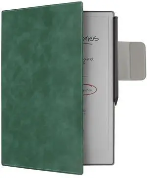 WALNEW Case for Remarkable Paper Pro,Magnetic Slim Book Folio Cover with Pen Clasp, Auto Sleep/Wake Protective Cover for Remarkable Paper Pro 11.8" (2024 Released),Green