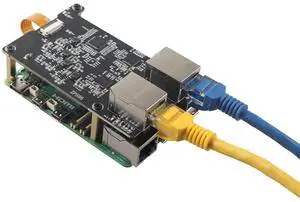 ZDE ZP595 PCIe to Dual 2.5G Ethernet Network Port HAT Adapter Expansion Board for Raspberry Pi 5
