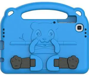 SaharaCase Teddy Bear KidProof Case for Samsung Galaxy Tab A7 Lite (2021) [Shockproof Bumper] Rugged Child Protection Antislip Kickstand (Blue)
