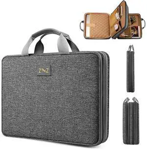 ZINZ Expandable Laptop Case 13 Inch Sleeve Compatible with MacBook Air 13 inch M2 A2681 M1 A2337 A2179 A1932/Pro 13 M2 M1 A2338 A2251 A2289 A2159 A1989 A1706 A1708,D01G01