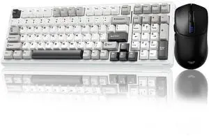 AULA Wireless Keyboard Combo, F99 Mechanical Keyboard Hot Swappable + SC580 Gaming Mouse, Black