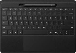 Microsoft Surface Pro Flex Keyboard with Slim Pen Bundle, 2-in-1 Alcantara Keyboard for Surface Pro Copilot+ (11th Edition), Pro 9 and 8, Windows 11 Copilot+ PC, Black