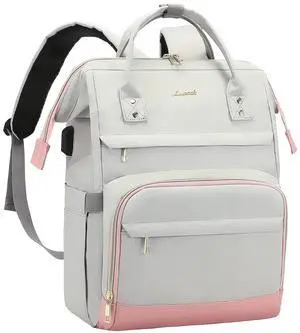 LOVEVOOK Laptop Backpack for Women Fashion Travel Backpack Purse 15.6 Inch Large Capacity Work Backpack Nurse Teacher Bag with USB Port