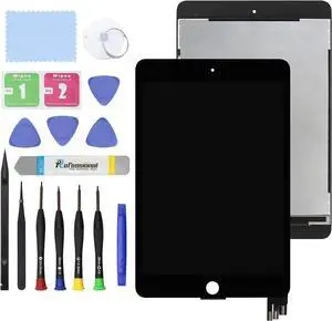 GBOLE 7.9" Screen Replacement for iPad mini 5 A2133 A2124 A2125 A2126 LCD Display Touch Glass Screen Digitizer Panel Assembly Replacement Part with Tools - Black