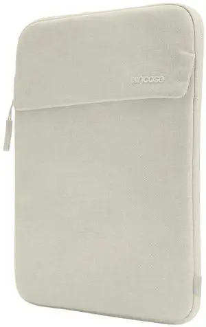Incase Crosstown Sleeve with Woolenex - Vertical Orientation, Cushioned Protection, Durable Construction, External Slip Pocket - PC/Mac Sleeve (Limestone, 14" MacBooks/Laptops)