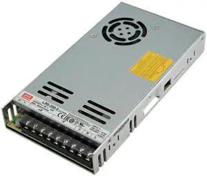 Mean Well LRS-350-5 350W Single Output Switching Power Supply 5V 60A, 90-132VAC/180-264VAC Input, Industrial Grade, UL Certified, for Automation Machinery