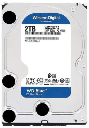 WD WD20EZAZ Blue 2TB 5400RPM Class SATAIII 256MB 3.5" Desktop Hard Drive