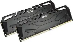 OLOy DDR4 RAM 16GB (2x8GB) Black Owl 2666 MHz CL19 1.2V 288-Pin Desktop UDIMM (MD4U082619BJDA)