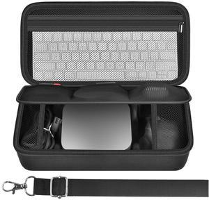 Case Compatible with Apple 2024 Mac Mini M4/ M4 Pro Chip Desktop Computer, Hard Electronics Organizer Fits for Keyboard, Magic Mouse, Charger and Accessories (Box Only)-Black