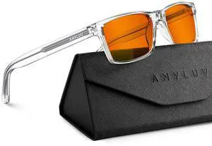 ANYLUV Blue Light Blocking Glasses for Men Anti Blue Light Glasses for Men Women, Eye Strain Relief for Computer Gaming