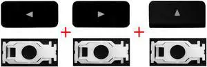 Bfenown Replacement UP (Down) + Left + Right Arrow Keycap Key Scissor Clip Hinge for MacBook Pro/Air Model A2141 A2442 A2485 A2251 A2289 A2179 A2337 A2338 Keyboard