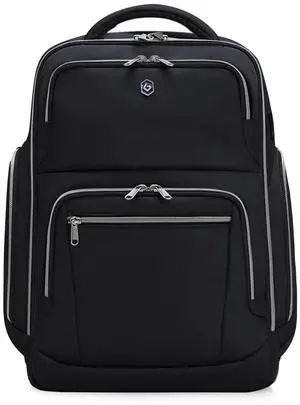 Blue Quartz Backpack- Laptop Backpack for Women Men, Travel Business Anti Theft Sturdy Work Bag with USB Charging Port, Water Resistant College Backpack, Holds Up to 15.6" Laptop