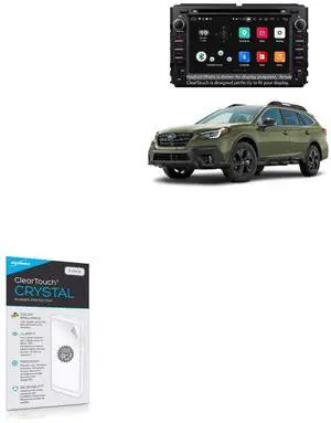 BoxWave Screen Protector for Subaru 2020 Outback (11.6) (Screen Protector ClearTouch Crystal (2-Pack), HD Film Skin - Shields from Scratches