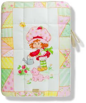 Sonix | Puffy Laptop Sleeve | 15-16 Inch, Quilted Pillow Puffer Laptop Carrying Case, Computer Sleeve | Strawberry Shortcake Patchwork Floral