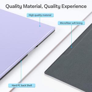 CoBak Case for Remarkable 2 Tablet - Lightweight and Hard Back Shell Protective Book Folio Cover with Built-in Pen Holder - Only for 10.3" 2020 Released (Purple)