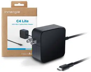 Innergie 45W USB Type C Laptop Power Adapter PD 3.0 with 2m Cable, for Acer, ASUS, Dell, HP, Lenovo, MSI, iPhone 16, MacBook (Delta Electronics)