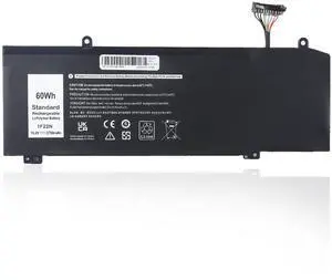 A AMANDA 1F22N Battery Compatible with Dell Alienware M15 M17 R1 G7 7590 7790 G5 5590-D2783W D2743B D2843W Series 0JJPFK 08622M XRGXX 06YV0V 15.2V 60Wh