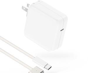 Charger for MacBook Pro 14 16 inch MacBook Air 13 15 inch 2025 2024 2023 2022 2021 M4 M3 M2 M1 Mac, Super Compact Power Adapter, 6.6FT USB C to 3 Braided Cable LED, Original Quality, Starlight