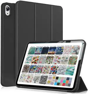 DuraSafe iPad 10.9 inch 10th Generation 2022 Case A2696 MPQ13LL/A MPQ33LL/A MPQ03LL/A MPQ23LL/A A2757 MPQ93LL/A MPQC3LL/A MPQ83LL/A A2777 MPQA3LL/A MQ6K3LL/A MQ6L3LL/A - Black