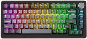 DrunkDeer A75 Pro Rapid Trigger Silent Magnetic Switch Mechanical Gaming Keyboard ANSI Adjustable Actuation RGB PBT Keycap 75% TKL 82Keys Wired Cherry Profile USB with Knob