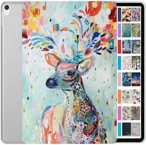 DuraSafe Cases for iPad Pro 12.9 2nd Gen 2017 Hard Back Case A1670 MQDC2LL/A MQDD2LL/A MQDA2LL/A A1671 MP6H2LL/A MP6J2LL/A MP6G2LL/A MPL02LL/A MPL12LL/A A1821 MQEF2LL/A MQED2LL/A - Deer Print