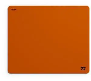 Fnatic MAX Dash L Pro Gaming Mouse Pad, Orange Smooth Cloth Control Surface, Water Resistant Coating, with Non-Slip PORON Foam Base & Micro-Knit Stitched Edges (Size 18.9" x 15.85" x 0.24")