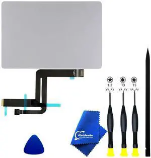 iPartsleader A2179 Trackpad Replacement for MacBook Air (Retina,13-inch,2020) Force Touch Touchpad with Cable EMC3302 661-15393 (Silver)