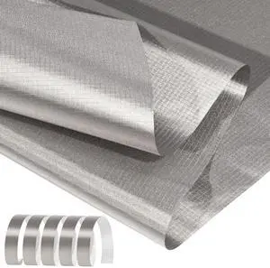 Faraday Fabric 43" x 130"+ 236" L Tape, Military Grade Faraday Cloth for Shielding RFID, EMP, EMF, EMI, 5G, WiFi, Bluetooth, GPS, Prevents Radiation and electromagnetic Interference.