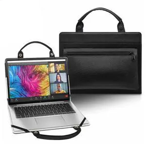 Laptop Case Cover Sleeve for HP Pavilion 14 14-dvXXXX 14-dv2097nr 14-dv0097nr/Pavilion 14 14-ecXXXX 14-ec0023nr 14-ec1097nr with Portable Bag with Bag Handle,Black