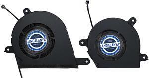 LANDALANYA Replacement New CPU and GPU Cooling Fan for ASUS Zenbook Pro 14 Duo OLED UX8402Z UX8402ZA UX8402ZE Series BAPA0607R2HY001 BAPA0807R2HY005 DC12V 0.5A Fan