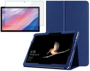 (4 in 1) Onn 12.1 inch Tablet Pro Case and Screen Protector 2024 Model, Tempered Glass Screen Protector and Case for Onn 12.1 inch Tablet Pro 100146663 (Blue)