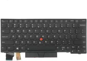 Replacement Laptop Keyboard for Lenovo Thinkpad X13 Yoga X13 Gen 1 20WK 20WL Backlit US Layout