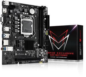 SHANGZHAOYUAN H110 LGA 1151 Motherboard for Intel 6-9th Gen Core i3/i5 Pentium, Celeron Series Processors, DDR4, PCIe 3.0/2.0, NVME/NGFF M.2, VAG, HDMI-Compatible, SATA 6Gbps