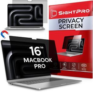 SightPro Magnetic Privacy Screen for MacBook Pro 16 Inch (2021-2024, M1, M2, M3, M4, Pro, Max) Removable Laptop Privacy Filter Shield and Protector