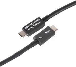 Sonnet Thunderbolt 5 Cable 3.3ft / 1m - Intel Certified, 80Gbps, 240W Charging, 8K Video, Compatible with Thunderbolt 3, Thunderbolt 4, USB4 and USB-C Devices